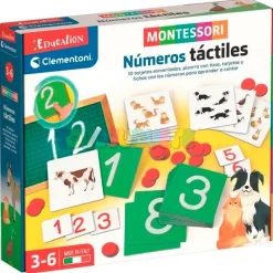 CLEMENTONI Juegos Y Juguetes Educativos|Montessori Números Táctiles