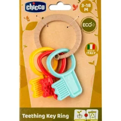 CHICCO Sonajeros|Primera Infancia Y Preescolar|Morderor Llavero Dentición ECO