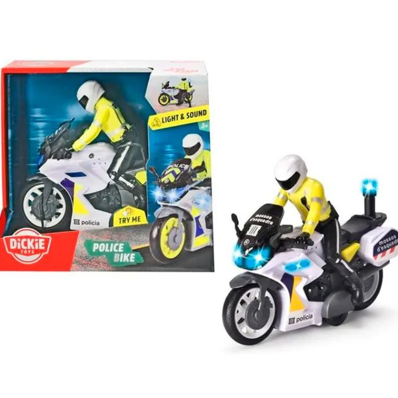 SIMBA Vehículos, Trenes Y Parkings|Moto Mossos d'Esquadra con Figura