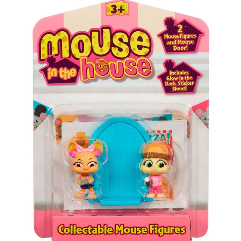 BANDAI Mouse in the House Pack 2 Ratones Surtidos- Figuras Y Figuras De Acción