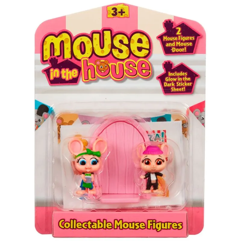 BANDAI Mouse in the House Pack 2 Ratones Surtidos- Figuras Y Figuras De Acción