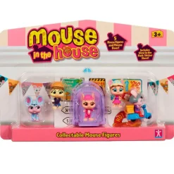 BANDAI Figuras Y Figuras De Acción|Mouse in the House Pack 5 Ratones Surtidos