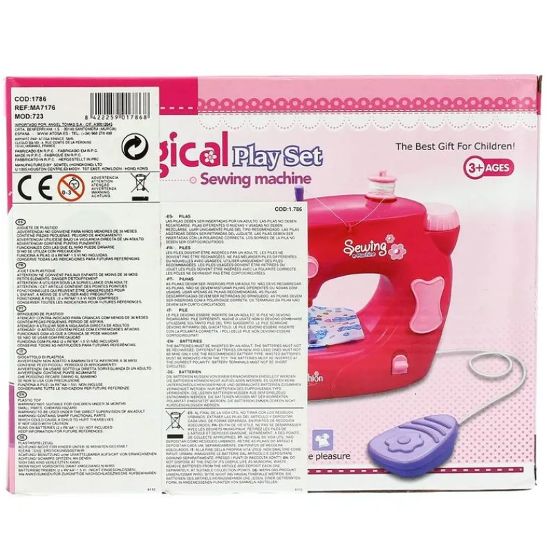DRIM DISCOUNT Juegos Y Juguetes De Imitación|Máquina de Coser Eléctrica Infantil
