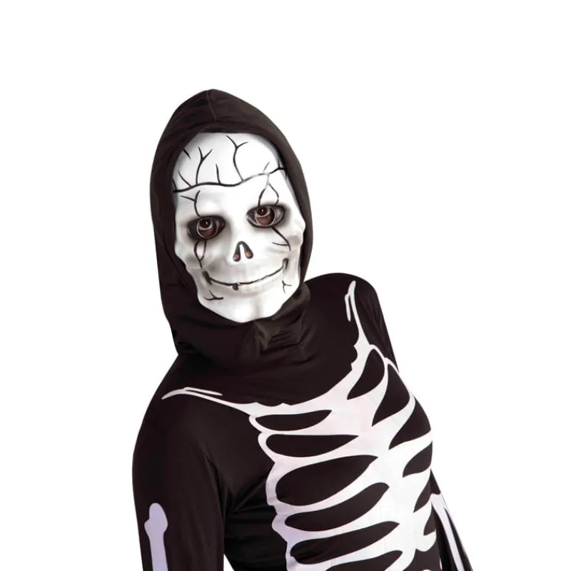 RUBIE'S Máscara Skull con Capucha Adulto- Halloween