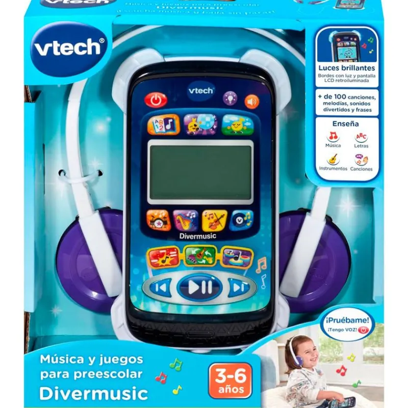 VTECH Música y Juegos para Preescolar Divermusic- Primera Infancia Y Preescolar