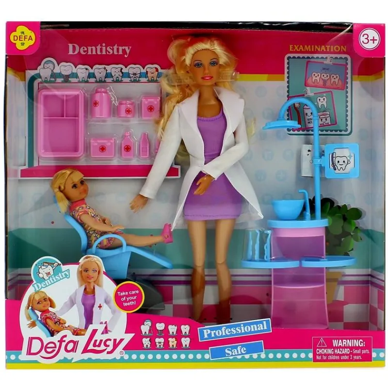 DRIM DISCOUNT Muñeca Dentista con Accesorios Surtido- Muñecas
