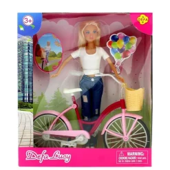 DRIM DISCOUNT Muñecas|Muñeca Fashion con Bicicleta Surtida