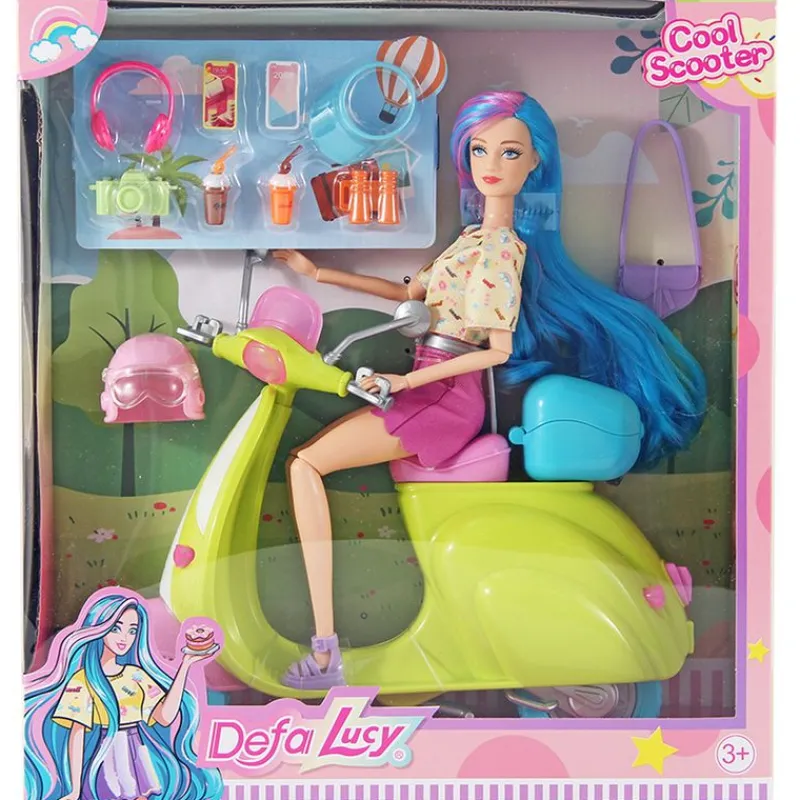 DRIM DISCOUNT Muñeca Fashion Moto- Muñecas