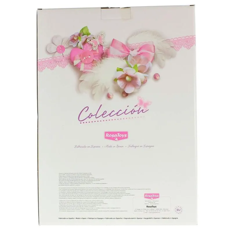 ROSA TOYS Muñeco Bebé Llorón Rosa- Muñecas