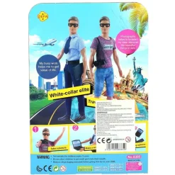 DRIM DISCOUNT Muñeco Rosa con Complementos- Muñecas