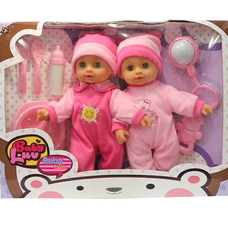 DRIM DISCOUNT Muñecos Gemelitos con Sonido- Muñecas