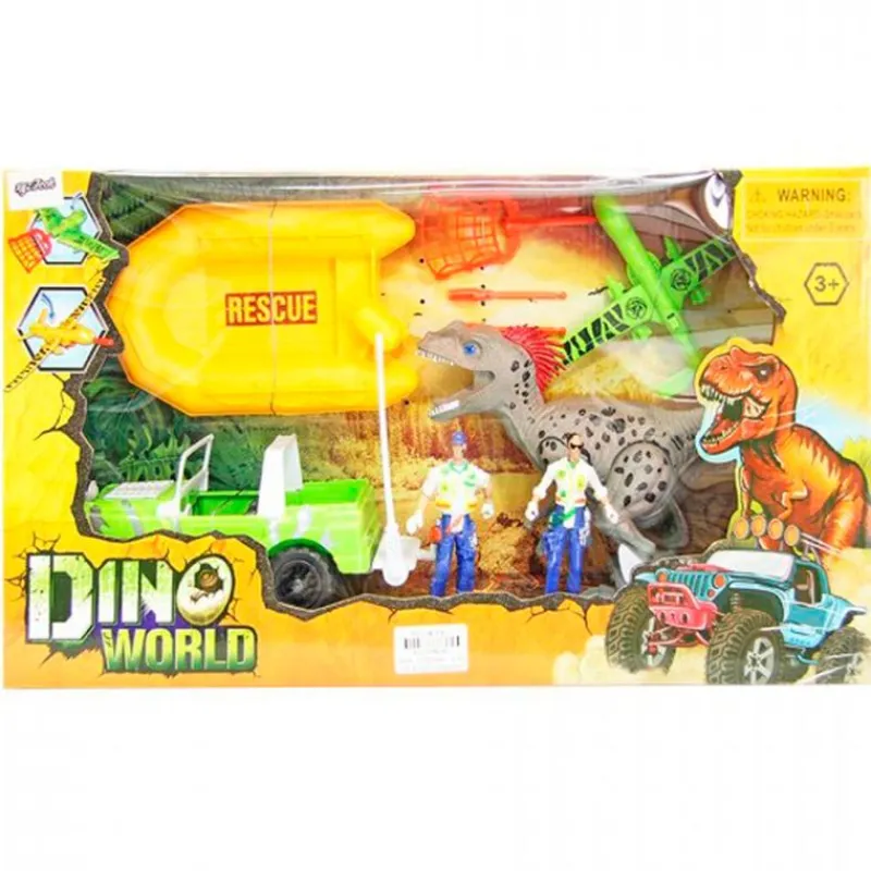 DRIM DISCOUNT Figuras Y Figuras De Acción|Mundo Animal Pack Rescate Dinosaurio