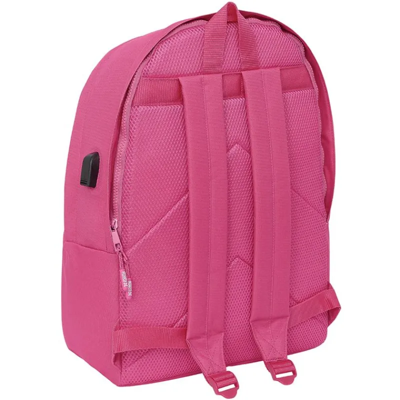 SAFTA Munich Mochila Escolar Básica Fucsia- Escolar