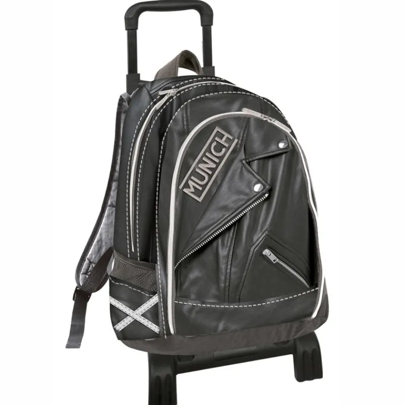 COPYWRITE Munich Mochila Juvenil Bikers con Carro- Escolar