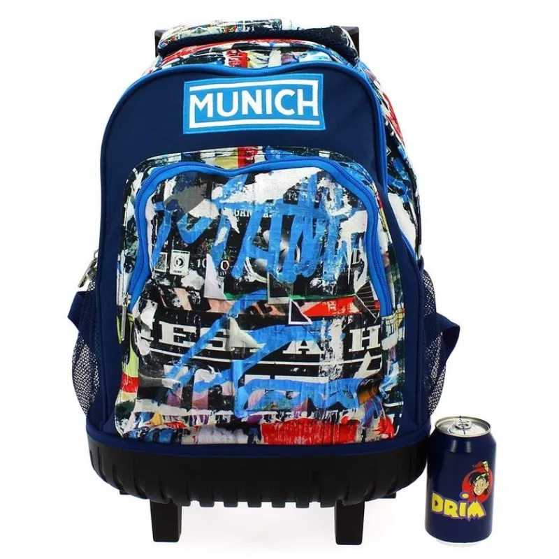 COPYWRITE Munich Mochila Trolley Graffitti- Escolar