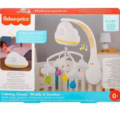 FISHER PRICE Regalos De Nacimiento|Primera Infancia Y Preescolar|Móvil y Proyector Calming Clouds
