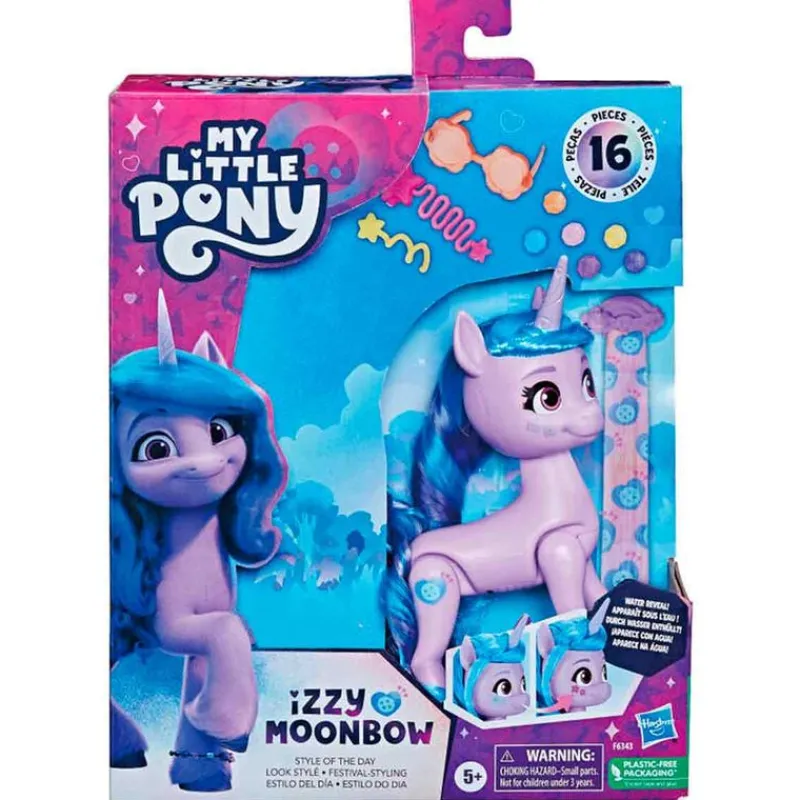 HASBRO Figuras Y Figuras De Acción|My Little Pony Izzy Moonbow Estilo de Día