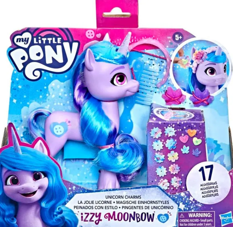 MATTEL My Little Pony Peinados con Estilo Izzy Moonbow- Figuras Y Figuras De Acción