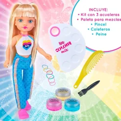 FAMOSA Nancy Colour Mix Muñeca- Muñecas