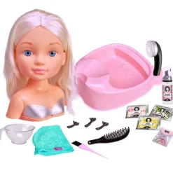 FAMOSA Muñecas|Juegos Y Juguetes De Imitación|Nancy Muñeca Hair Salon Rubia
