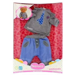 FAMOSA Nenuco Ropita Casual Trajecito Gris- Muñecas