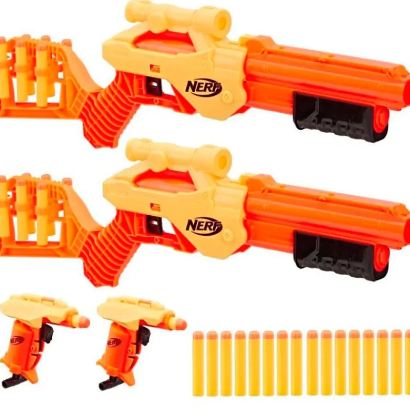 HASBRO Nerf Alpha Strike Lynx And Stinger- Juegos Y Juguetes De Imitación
