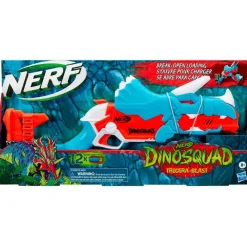 HASBRO Nerf Dino Squad Lanzador Trice-Blast- Juegos Y Juguetes De Imitación