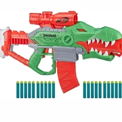 HASBRO Nerf Dinosquad Lanzador Rex-Rampage- Juegos Y Juguetes De Imitación