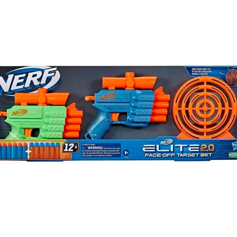 HASBRO Juegos Y Juguetes De Imitación|Nerf Elite 2.0 Face Off Target