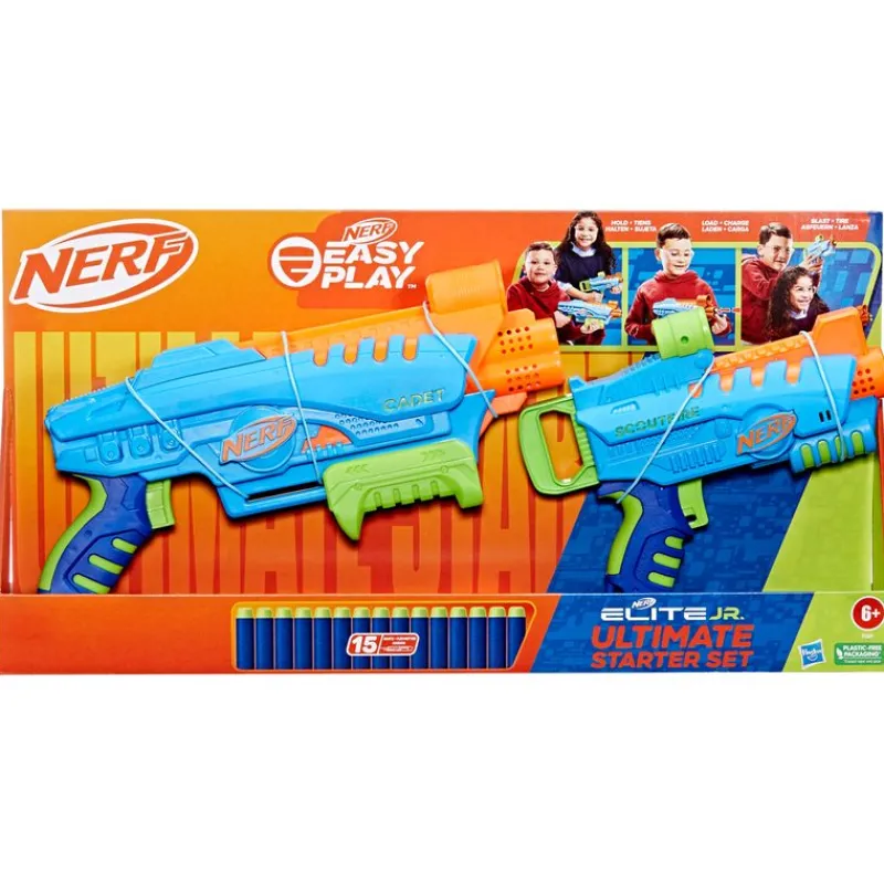HASBRO Nerf Elite Junior Ultimate Starter Set- Juegos Y Juguetes De Imitación