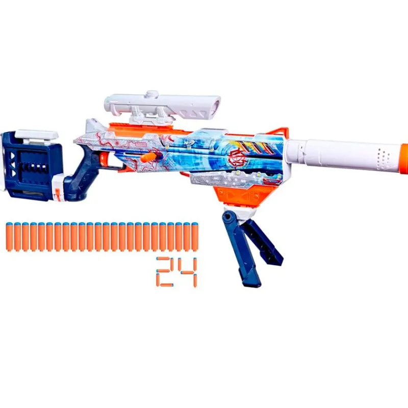HASBRO Juegos Y Juguetes De Imitación|Nerf Loadout Lanzador Arctic Zerostriker