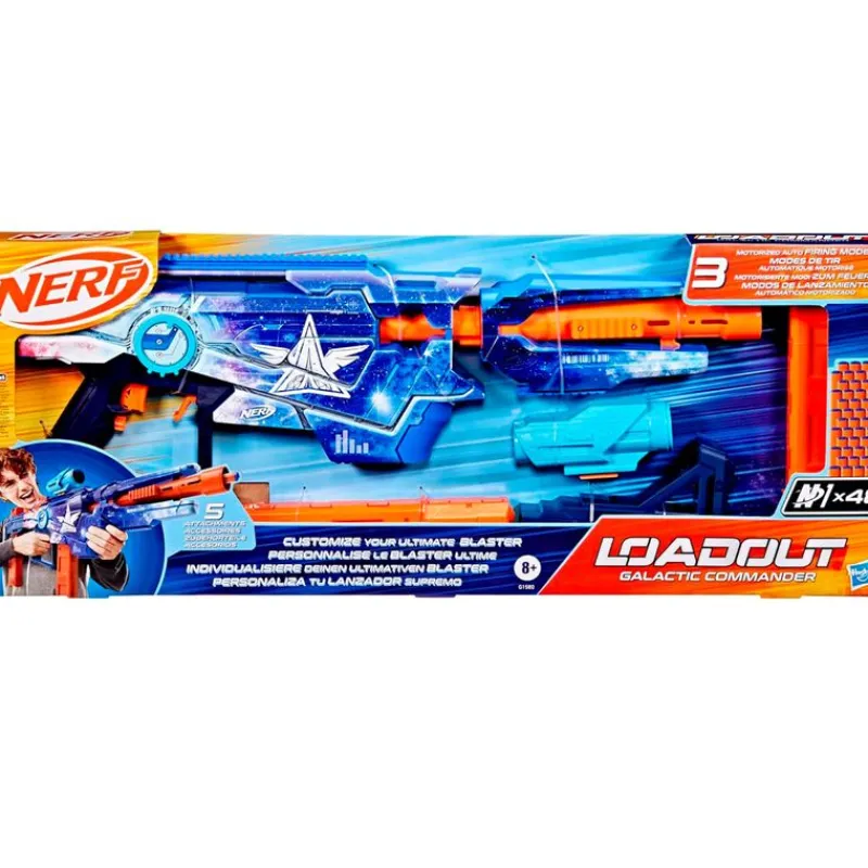 HASBRO Nerf Loadout Lanzador Galactic Commander- Juegos Y Juguetes De Imitación