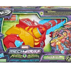 HASBRO Nerf Marvel Merch Strike Lanzador Iron Man- Juegos Y Juguetes De Imitación