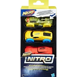 HASBRO Vehículos, Trenes Y Parkings|Nerf Nitro 3 Coches Espuma Surtidos