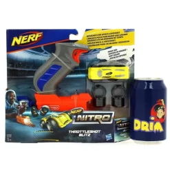 HASBRO Nerf Nitro Throttleshot Blitz Gris- Juegos Y Juguetes De Imitación