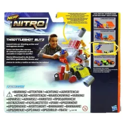 HASBRO Juegos Y Juguetes De Imitación|Nerf Nitro Throttleshot Blitz Amarillo