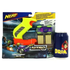 HASBRO Juegos Y Juguetes De Imitación|Nerf Nitro Throttleshot Blitz Amarillo