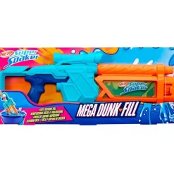 HASBRO Nerf Super Soaker Mega Dunk-Fill Pistola de Agua- Aire Libre