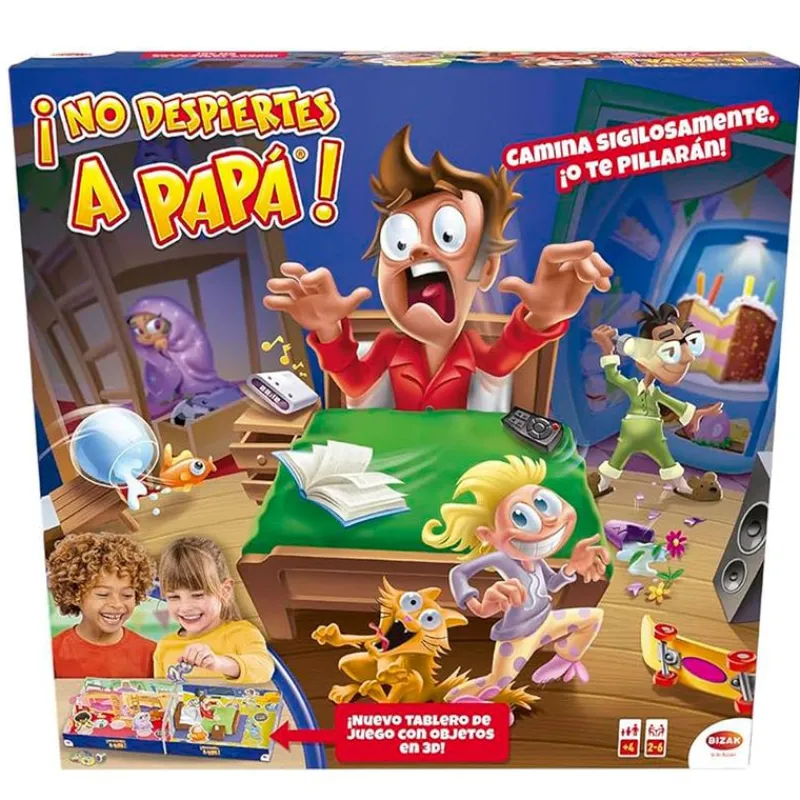 BIZAK No Despiertes a Papá Juego- Juegos De Mesa