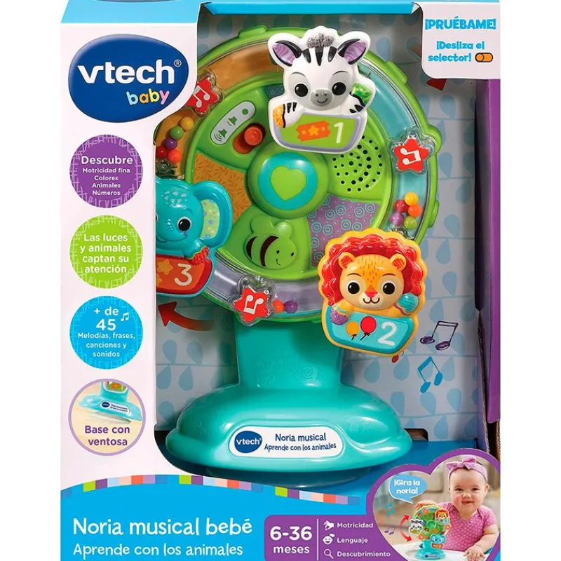 VTECH Primera Infancia Y Preescolar|Noria Musical Bebé
