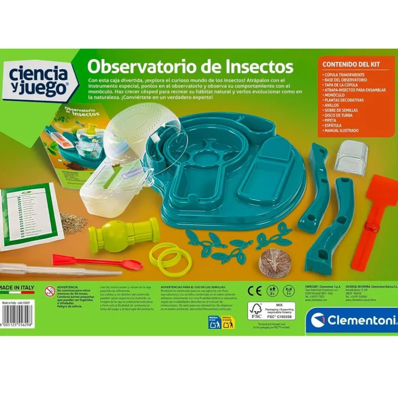 CLEMENTONI Observatorio de Insectos- Juegos Y Juguetes Educativos