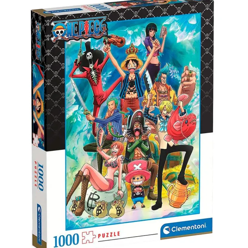 CLEMENTONI One Piece Puzzle 1000 Piezas- Puzzles Y Construcciones
