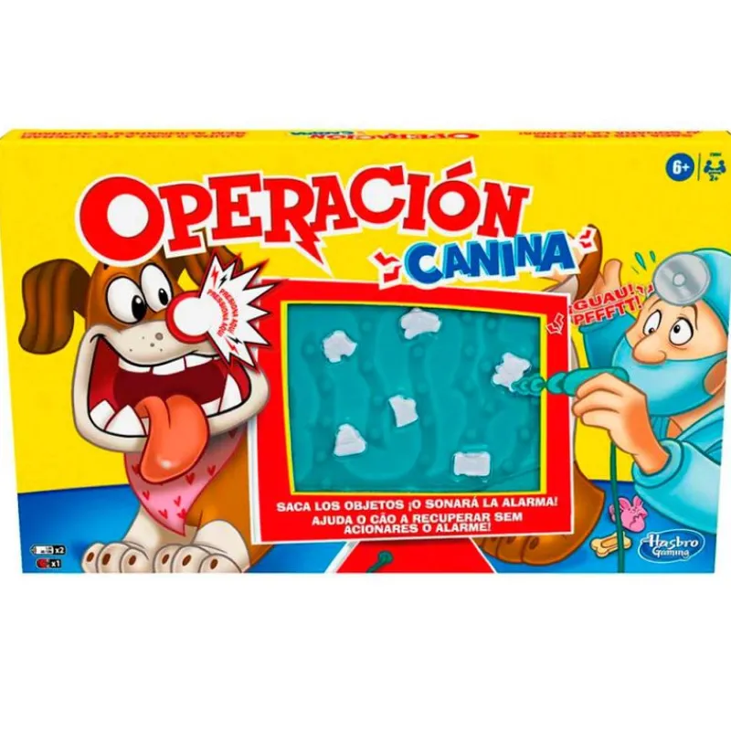HASBRO Juegos De Mesa|Operación Canina Juego de Mesa