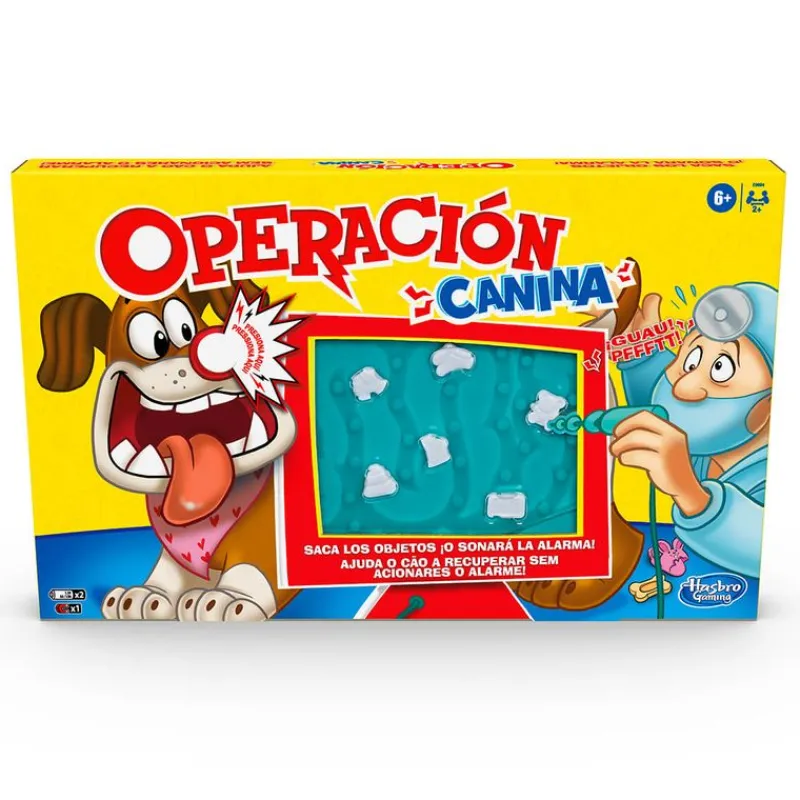 HASBRO Juegos De Mesa|Operación Canina Juego de Mesa