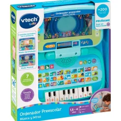 VTECH Ordenador Preescolar Música y Letras- Primera Infancia Y Preescolar