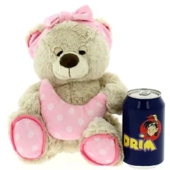 SELECCION DRIM Oso de Peluche Rosa 23cm- Primera Infancia Y Preescolar