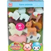 DRIM DISCOUNT Pack 10 Animalitos Blandos- Figuras Y Figuras De Acción