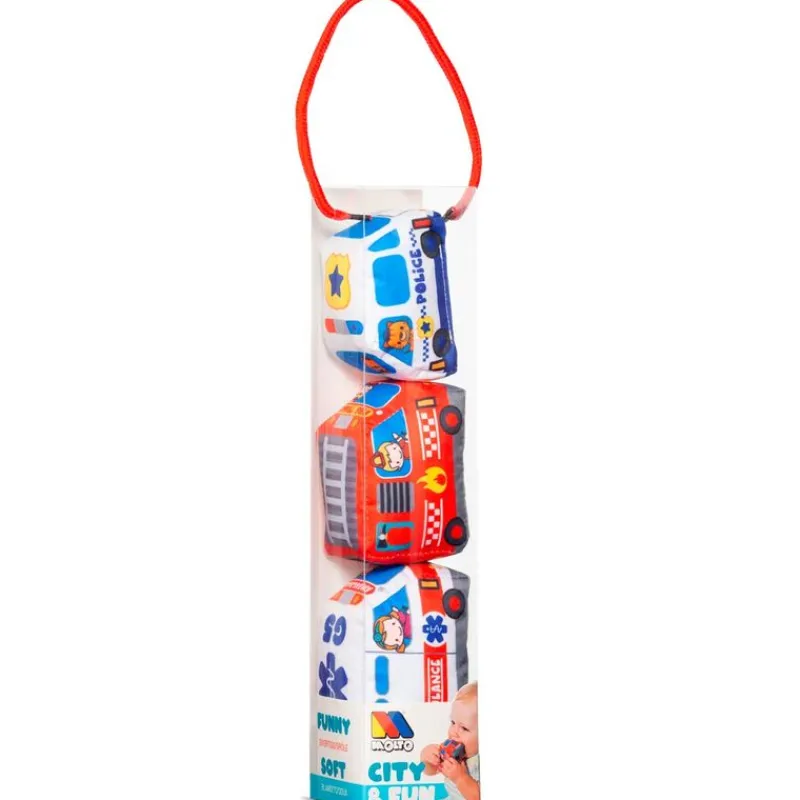 MOLTO Pack 3 Coches Blanditos- Vehículos, Trenes Y Parkings