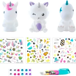 CANAL TOYS Pack 3 Figuritas Brillan en la Oscuridad DIY- Manualidades