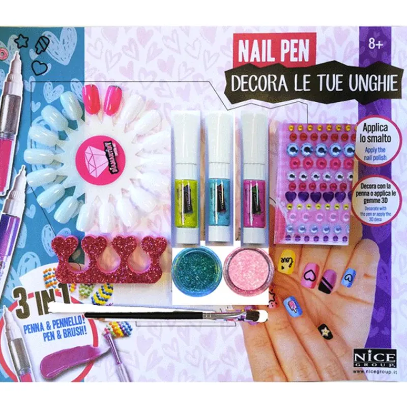 SELECCION DRIM Pack Boligrafo Pinta Uñas- Juegos Y Juguetes De Imitación